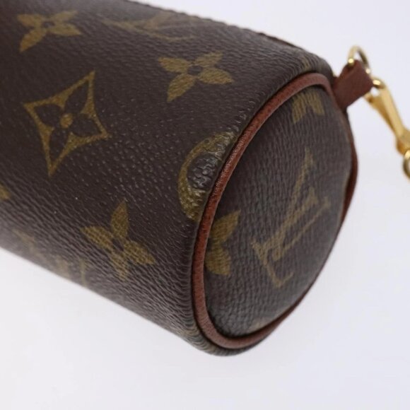 LOUIS VUITTON Monogram Papillon Pouch LV Auth 138438 - Picture 11 of 16